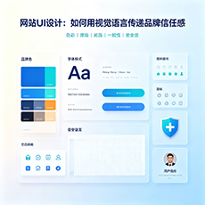 漳平建站-网站UI设计：如何用视觉语言传递品牌信任感